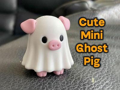 Mini Ghost Pig – Cute Halloween  Decoration