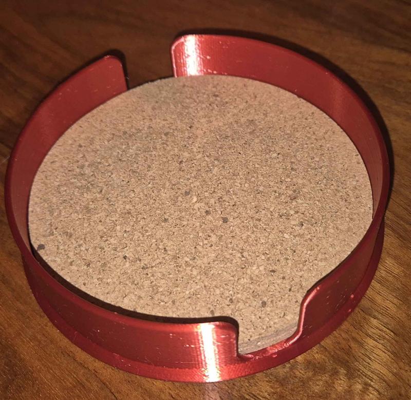 Coaster (100mm) stacking aid