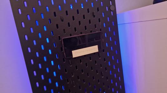 Phone holder (an 'Ikea Skadis Charger wall' module)