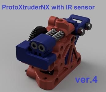 ProtoXtruder NX with IR filament presence sensor