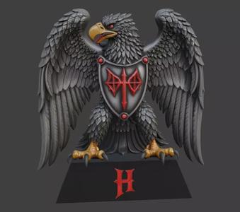 Halloween Eagle 3D Model
