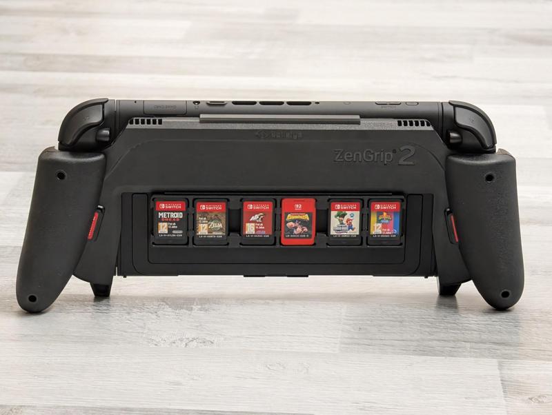 Nintendo Switch 2 Game Cardridge holder for Satisfye ZenGrip 2