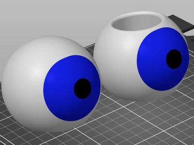 Halloween 2025 Eye Decor on desk and pencil holder