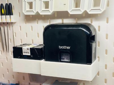 Brother P-Touch Cube Plus Holder for Ikea Skadis