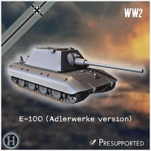 E-100 Adlerwerke version Entwicklung super-heavy tank - Germany
