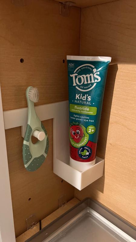 Toothbrush and Toothpaste Holder