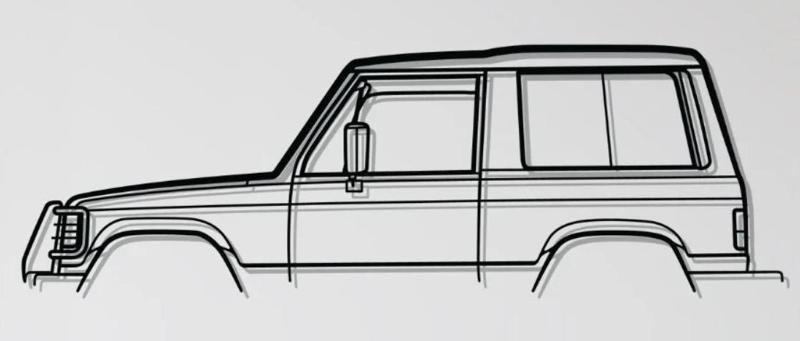 Mitsubishi Pajero 1987 Wall Art