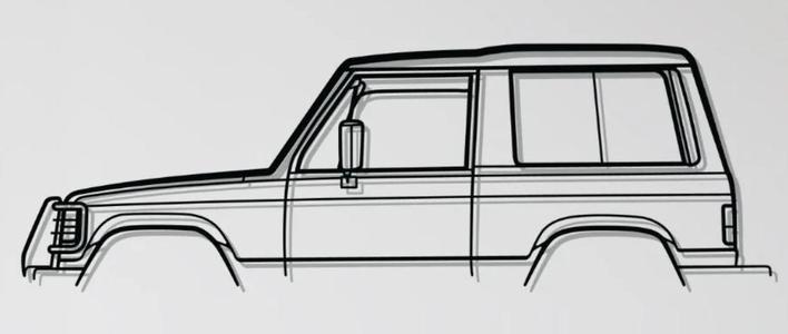 Mitsubishi Pajero 1987 Wall Art