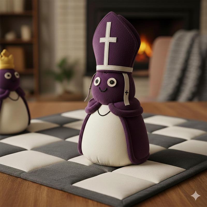 Plush Chess Bishop
