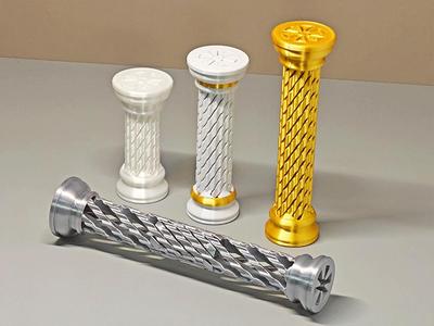 Repeatable Spiral Traversal Stone Pillar Print in Place Fidget Toy TD1 Pillar