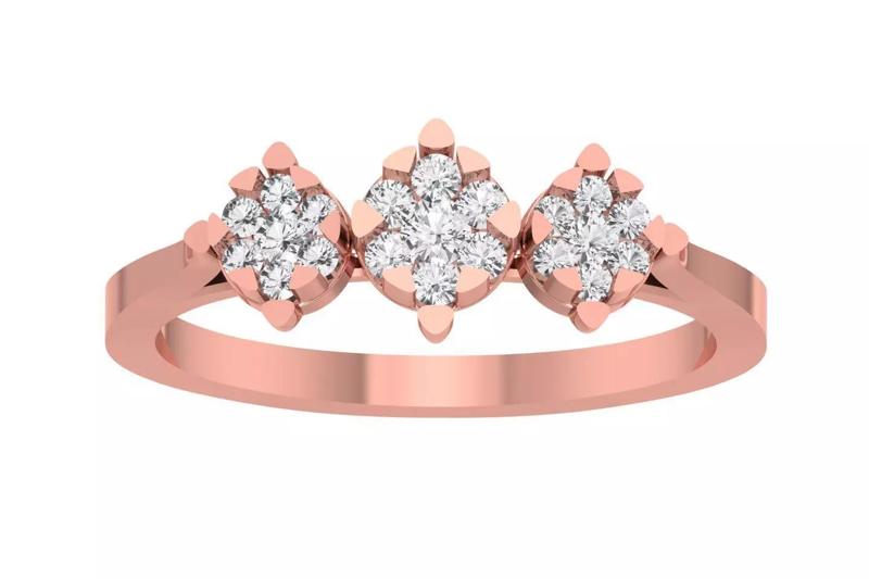 Women Wedding Engagement Bridal Ring