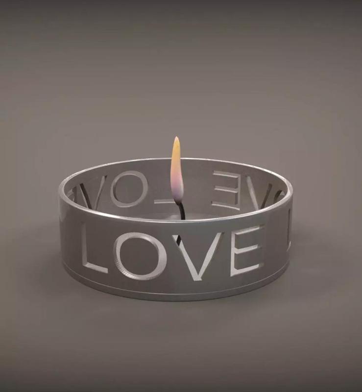 Love Candle Holder