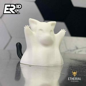 Ghost Cat – Gatito Fantasma (Figura 3D)