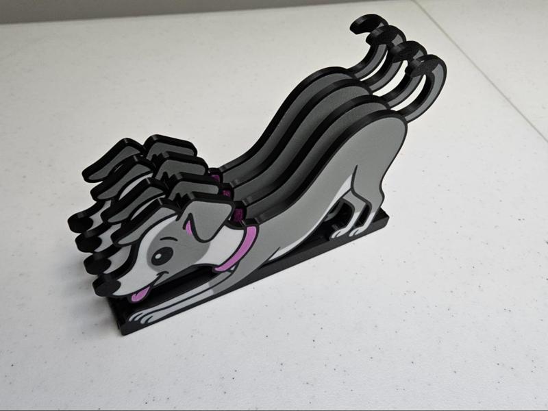 Modular Italian Greyhound Mail/Bill Organizer