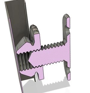 F47 parametric fur intermediate supports (FUSION 360)