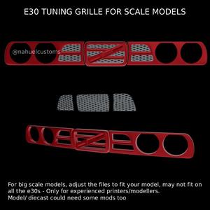 E30 TUNING GRILLE FOR SCALE MODELS