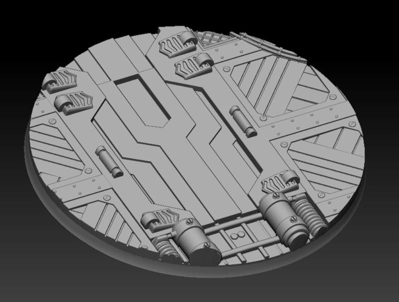 80 mm metal deck bases