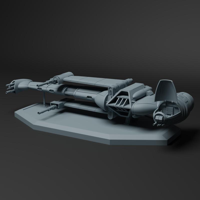 B-Wing 200mm landing