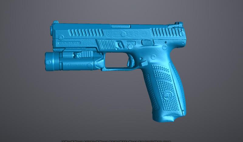 CZ P-10 F w Olight Valkyrie PL-2