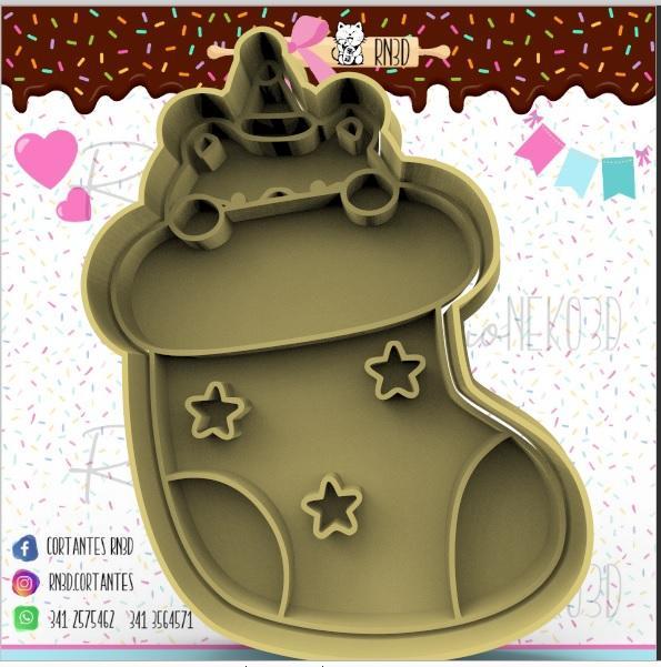 Christmas stocking Cookie Cutter -christmas stocking Cookie Cutter