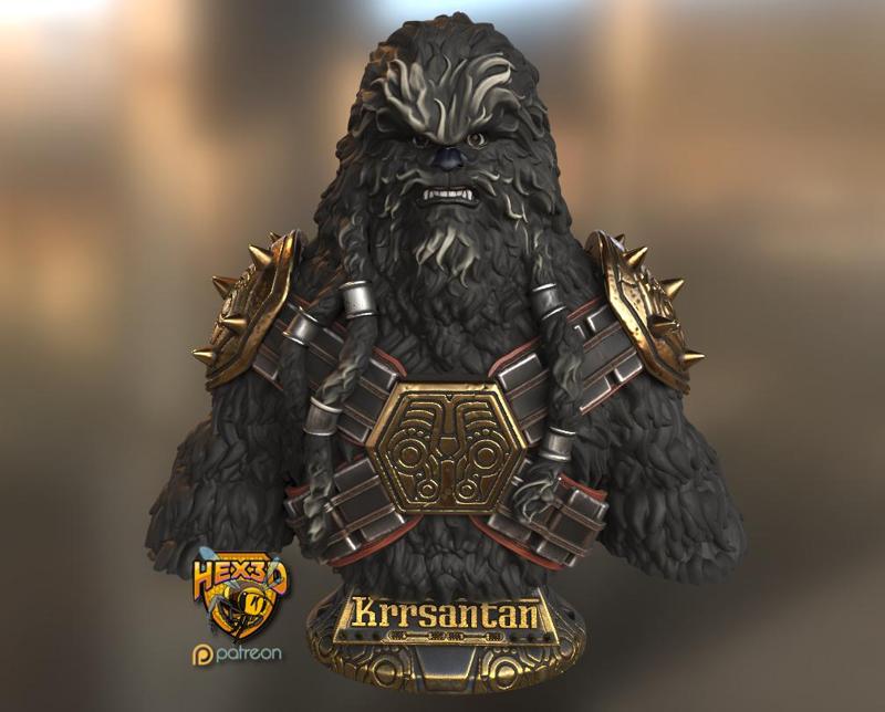 Krrsantan Bust - Book of Boba Fett