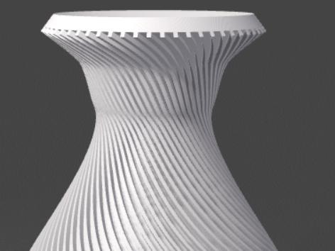 Spiral vase