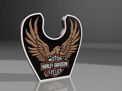 Harley Davidson Eagle LED Lightbox