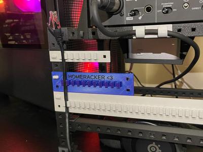 HomeRacker Cable Organizer Plate