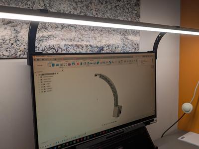 Universal monitor clamp for led bar