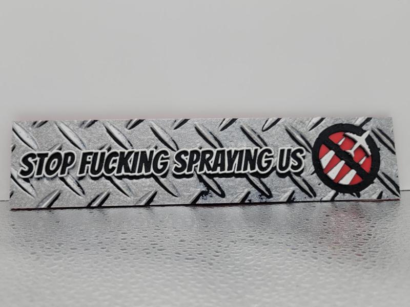 stop spraying us