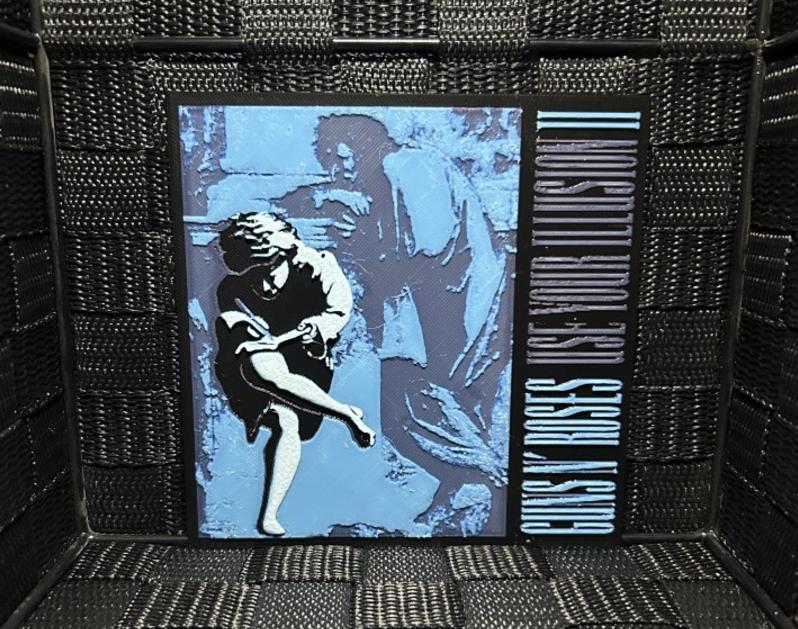 Hueforge Music Poster - GunsNroses ...Illusion II-