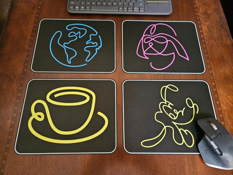 Neon Mousepads - Set 4