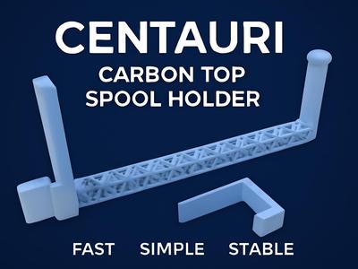 Centauri carbon top spool holder