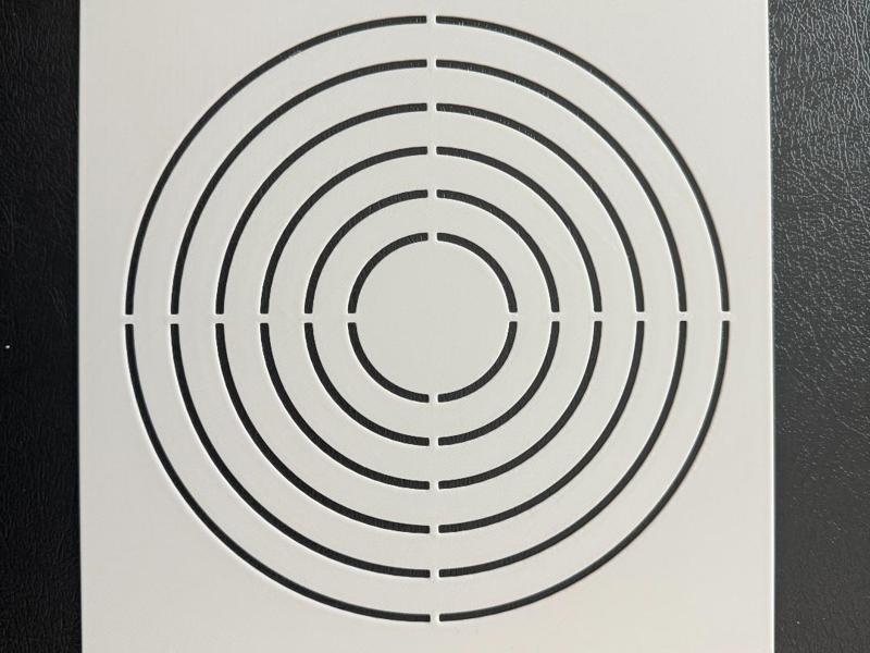Range Target Stencil Template