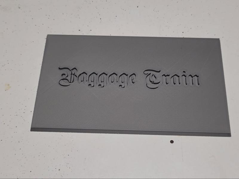 Old World Baggage Train Base / Marker