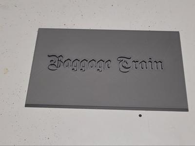 Old World Baggage Train Base / Marker