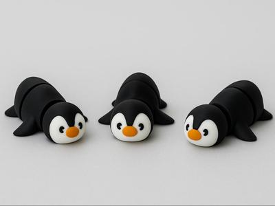 Cute Articulated Penguin Mini