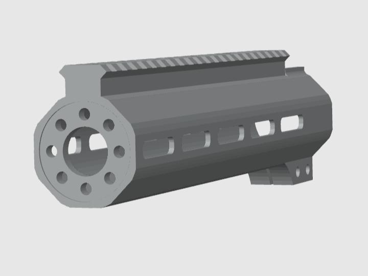 Derya TM-22 M-LOK Handguard with Integral Top Rail
