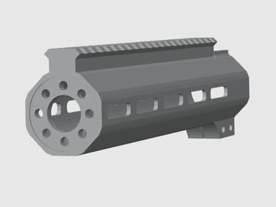 Derya TM-22 M-LOK Handguard with Integral Top Rail