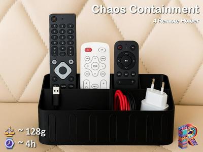 Chaos Control (4 Remote Control Holder)