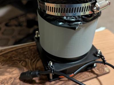 3 inch exhaust hose adapter / quick connect