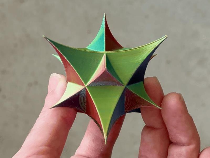 Hyperbolic Compound of Cube and Octahedron