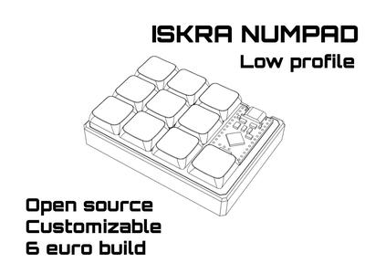 Iskra Numpad |Handwired, Customizable, Low profile