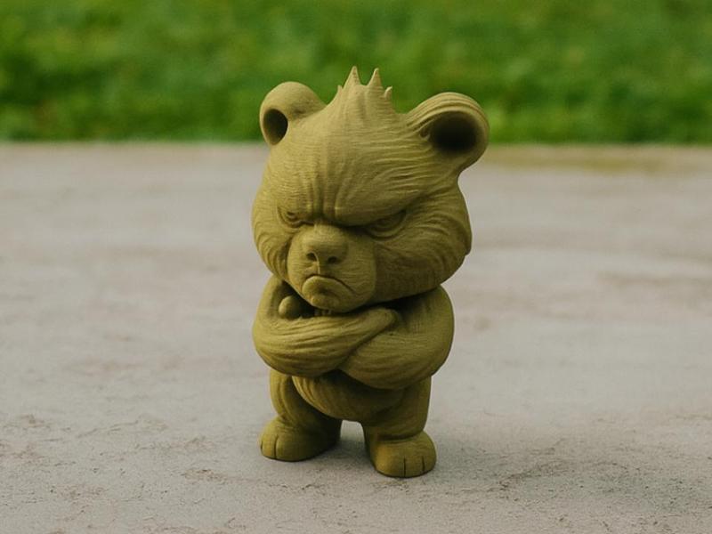 Grumpy Bear – Little Guardian with a Big Attitude
