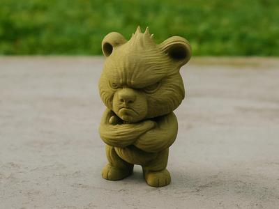 Grumpy Bear – Little Guardian with a Big Attitude