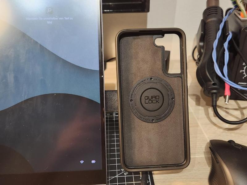 Quad Lock Laptop Phone Holder