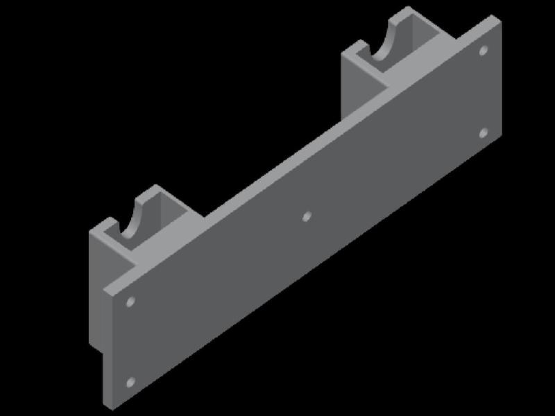 Dual Wall Mount Radio/Walkie Talkie Clip Mount