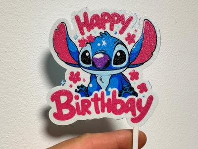 Stitch cake topper