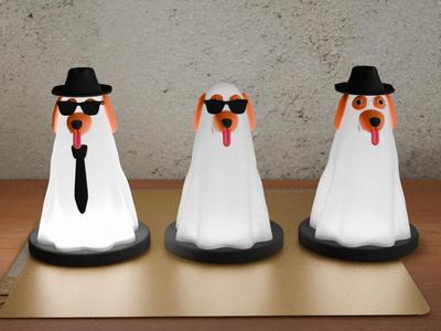 Blues Brothers Ghost Dogs Lamp