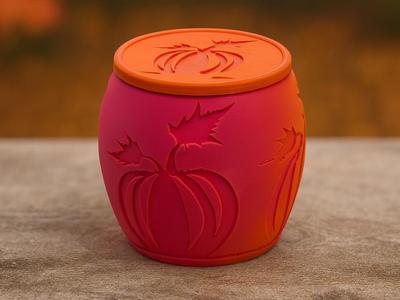 Pumpkin Light with Autumn Magic Tealight Puck Light